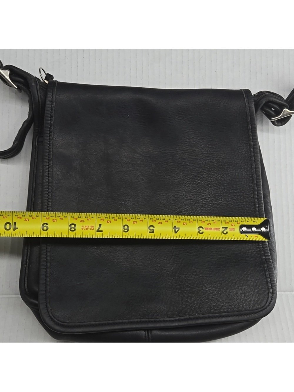 COACH Legacy Studio Flap Crossbody 9144 Black Leather - Picture 10 of 13